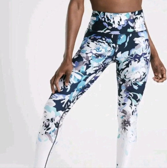 Athleta Pants - Athleta Elation full-length blossom tight.